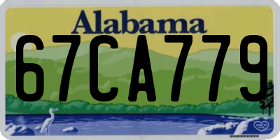 AL license plate 67CA779