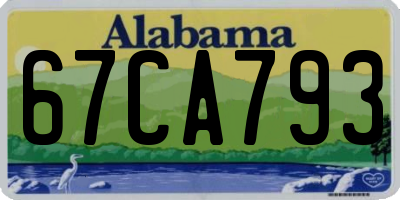AL license plate 67CA793