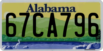 AL license plate 67CA796