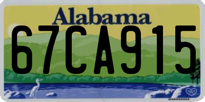 AL license plate 67CA915
