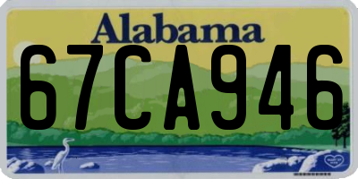 AL license plate 67CA946