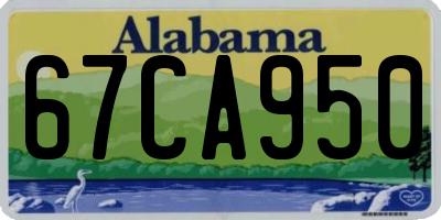 AL license plate 67CA950