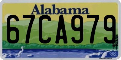AL license plate 67CA979