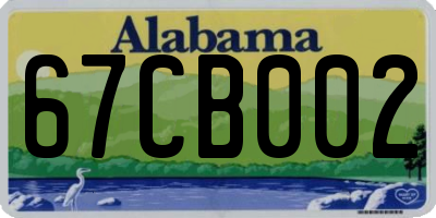 AL license plate 67CB002