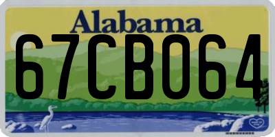 AL license plate 67CB064