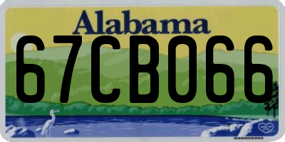 AL license plate 67CB066