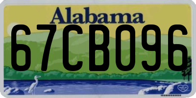 AL license plate 67CB096