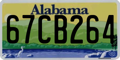 AL license plate 67CB264