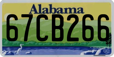 AL license plate 67CB266