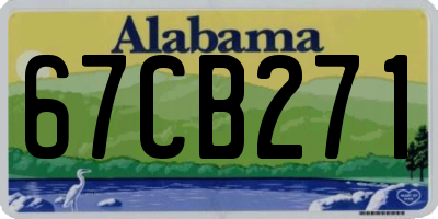 AL license plate 67CB271