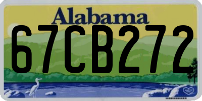 AL license plate 67CB272