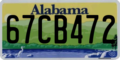 AL license plate 67CB472