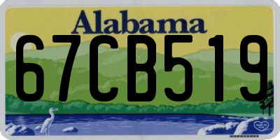 AL license plate 67CB519