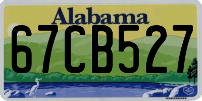AL license plate 67CB527