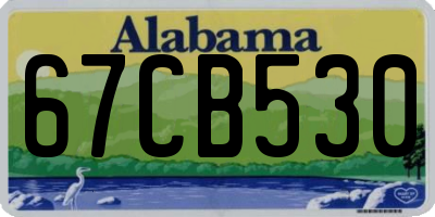 AL license plate 67CB530
