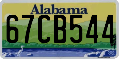 AL license plate 67CB544