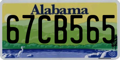 AL license plate 67CB565