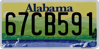 AL license plate 67CB591