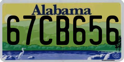 AL license plate 67CB656