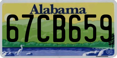 AL license plate 67CB659