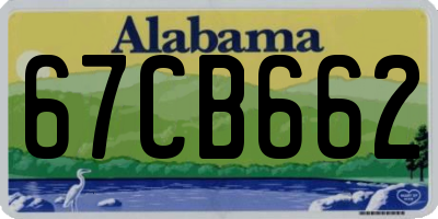 AL license plate 67CB662