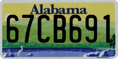 AL license plate 67CB691