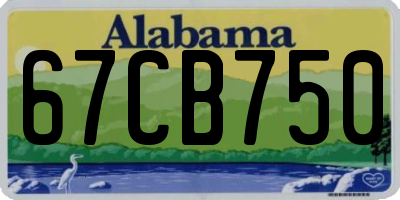 AL license plate 67CB750