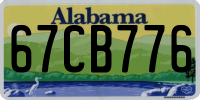 AL license plate 67CB776