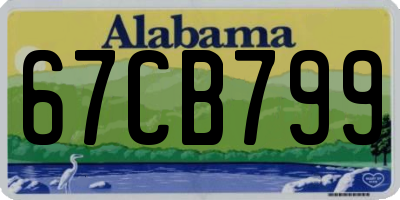 AL license plate 67CB799