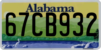 AL license plate 67CB932