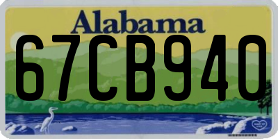 AL license plate 67CB940