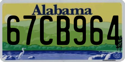 AL license plate 67CB964