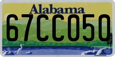 AL license plate 67CC050