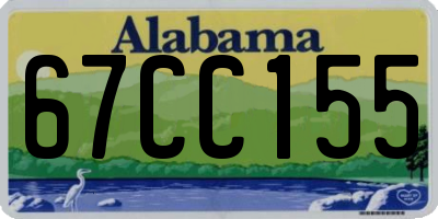 AL license plate 67CC155