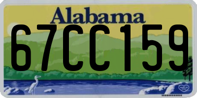 AL license plate 67CC159