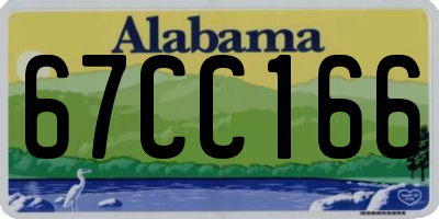 AL license plate 67CC166