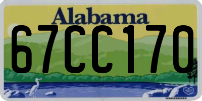 AL license plate 67CC170
