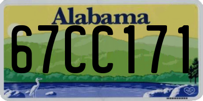 AL license plate 67CC171