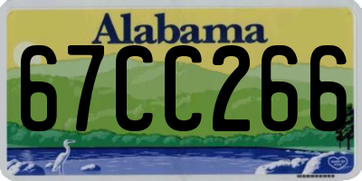 AL license plate 67CC266