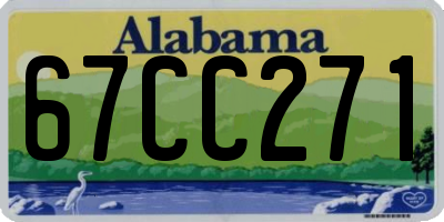 AL license plate 67CC271