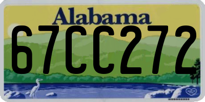 AL license plate 67CC272