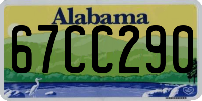 AL license plate 67CC290