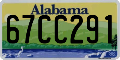 AL license plate 67CC291