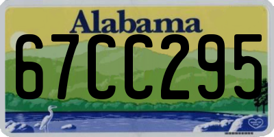 AL license plate 67CC295