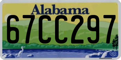 AL license plate 67CC297