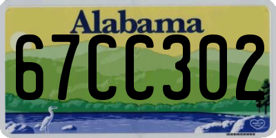 AL license plate 67CC302