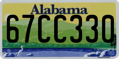 AL license plate 67CC330