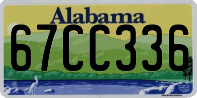 AL license plate 67CC336