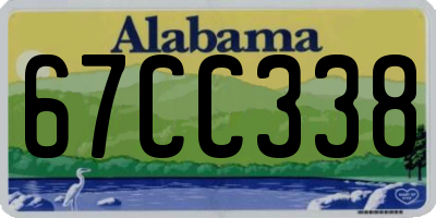 AL license plate 67CC338