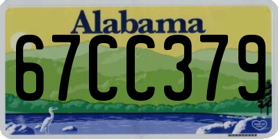 AL license plate 67CC379